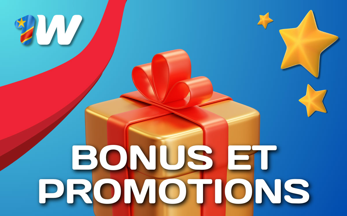 1win Congo Bonus et promotions