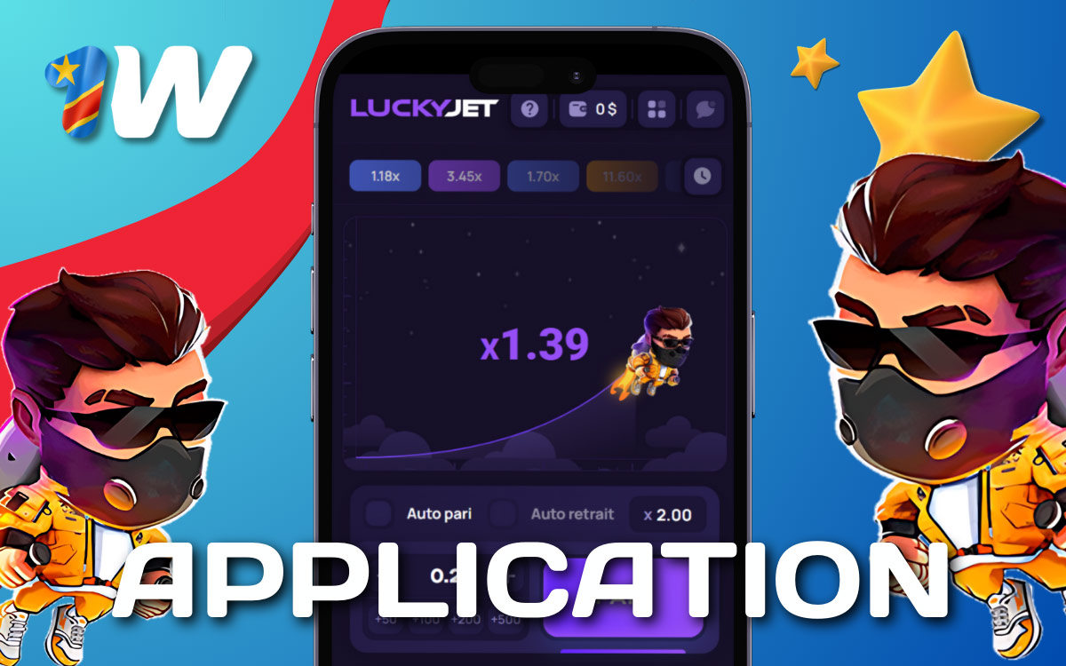 1win Lucky Jet Application pour Android et iOS