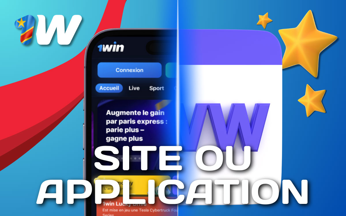 1win La différence entre un site web et une application