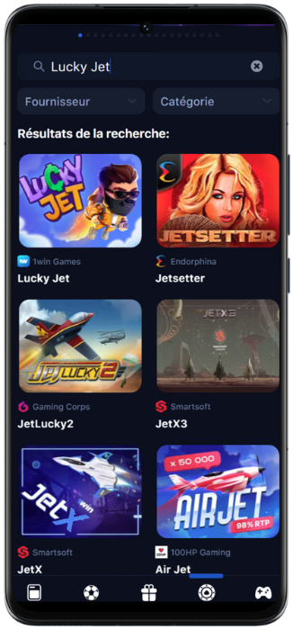 1win Lucky Jet Capture d'écran